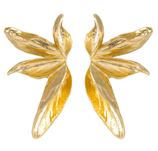 Leaf wings earrings