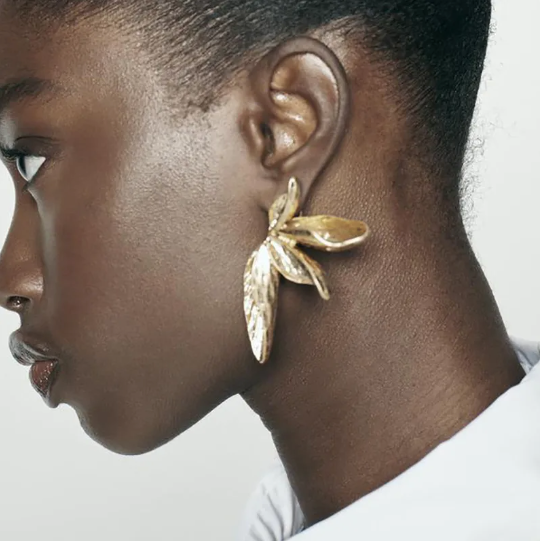 Leaf wings earrings