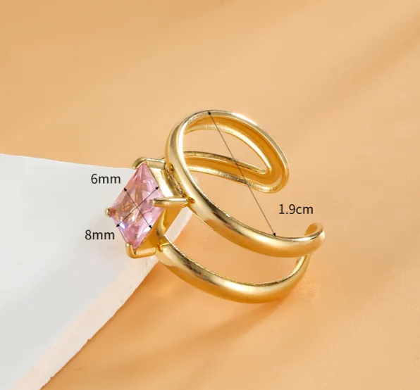 Pink hug ring