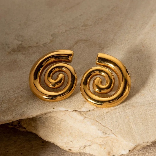 Spiral earrings