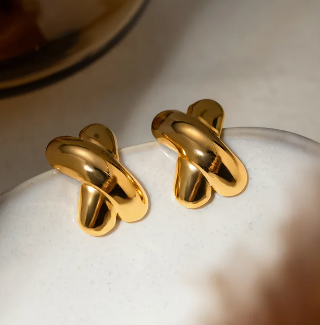 X earrings